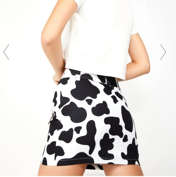 Delias cow print skirt Clearance